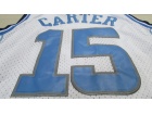 North Carolina #15 Vince Carter White Basketball Jerseys