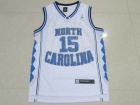 North Carolina #15 Vince Carter White Basketball Jerseys