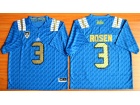 UCLA Bruins #3 Josh Rosen Blue New Style College Football Jerseys