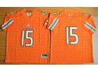 Miami Hurricanes #15 Brad Kaaya Orange NCAA Football Jerseys