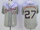 Detroit Tigers #27 Jordan Zimmermann Gray Flex Base Jerseys