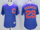 Chicago Cubs #23 Ryne Sandberg Blue Flex Base Jerseys