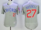 Chicago Cubs #27 Addison Russell Gray Flex Base Jerseys (Chicago)