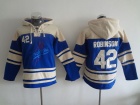 Los Angeles Dodgers #42 Jackie Robinson Blue Baseball Hoodie