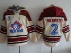 Toronto Blue Jays #2 Troy Tulowitzki Cream Baseball Hoodie