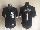 Chicago White Sox #1 Adam Eaton Black Flexbase Jerseys