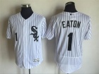 Chicago White Sox #1 Adam Eaton White Strips Flexbase Jerseys