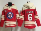 Washington Nationals #6 Anthony Rendon Red Baseball Hoodie