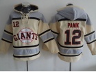 San Francisco Giants #12 Joe Panik Cream Baseball Hoodie