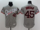 Chicago White Sox #45 Michael Jordan Gray New Style Flexbase Jerseys