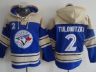 Toronto Blue Jays #2 Troy Tulowitzki Blue Baseball Hoodie