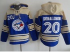 Toronto Blue Jays #20 Josh Donaldson Blue Baseball Hoodie