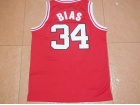 Maryland Terps University #34 Len Bias 1985 Throwback Basketball Jerseys