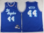 Los Angeles Lakers #44 Jerry West Blue Stitched Basketball Jerseys