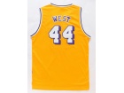 Los Angeles Lakers #44 Jerry West Yellow Stitched Basketball Jerseys