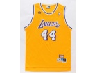 Los Angeles Lakers #44 Jerry West Yellow Stitched Basketball Jerseys