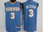 Denver Nuggets #3 Allen Iverson Blue Throwback Stitched Basketball Jerseys