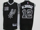 2016 New San Antonio Spurs #12 LaMarcus Aldridge Black Stitched Basketball Jerseys