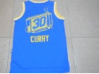 Golden State Warriors #30 Stephen Curry Blue