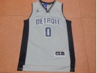 Detroit Pistons #0 Andre Drummond Grey Stitched Basketball Jerseys