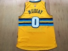 Denver Nuggets #0 Emmanuel Mudiay Yellow Stitched Basketball Jersey 