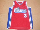 Like Mike Movie Knights #3 Calvin Cambridge Red Stitched Basketball Jersey