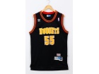 Denver Nuggets# 55 Dikembe Mutombo Black Stitched Basketball Jersey