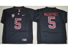 Stanford Cardinal #5 Christian McCaffrey Blackout College Football Jerseys