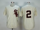 Chicago White Sox #2 Nellie Fox Cream Throwback Jerseys