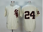 Chicago White Sox #24 Early Wynn Cream Throwback Jerseys