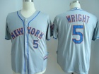 New York Mets #5 David Wright Gray Player Jersey