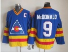 Colorado Avalanche #9 Lanny Mcdonald Blue CCM Jersey