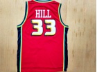 Nike Detroit Pistons #33 Hill Red Jerseys