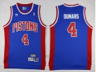 Detroit Pistons #4 Joe Dumars Blue Hardwood Classics Swingman Jerseys