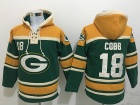 Green Bay Packers #18 Randall Cobb Green Nike NFL Pullover Hoodie Sweatshirts