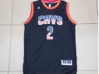 Cleveland Cavaliers#2 Kyrie Irving Black USA Flag Fashion Stitched Basketball Jersey