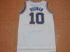 #10 Dennis Rodman White Stitched College Basketball Jersey