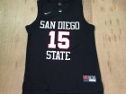 San Diego State #15 Kawhi Leonard Black Stitched College Basketball Jersey