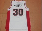 Davidson Wildcats #30 Steph Curry White Stitched College Basketball Jersey