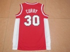 Davidson Wildcats #30 Steph Curry Red Stitched College Basketball Jersey