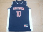 #10 Mike Bibby Black Stitched College Basketball Jersey