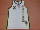 #3 Allen Iverson White Stitched College Basketball Jersey