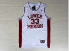 Lower Merion #33 Kobe Bryant White Stitched College Basketball Jersey