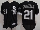 Chicago White Sox #21 Todd Frazier Black Flex Base Jerseys