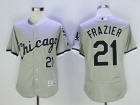 Chicago White Sox #21 Todd Frazier Gray Flex Base Jerseys