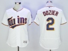 Minnesota Twins #2 Brian Dozier White Flexbase Jerseys