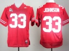 Ohio State Buckeyes #33 Pete Johnson Red Throwback College Football Jersey