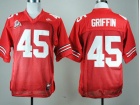 Ohio State Buckeyes #45 Archie Griffin Red Throwback College Football Jersey