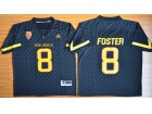 Arizona State Sun Devils #8 D.J. Foster Black College Football Jersey