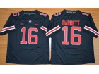 Ohio State Buckeyes #16 J.T. Barrett Blackout College Football Jersey